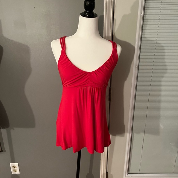 SUZY SHIER Dressy Tank Top Size Large, A combo of Pink/Red colour - Picture 2 of 10